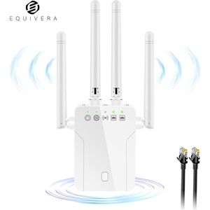 Equivera Wifiversterker Stopcontact - Wifi Versterker - Wifi Stopcontact - Stopcontact