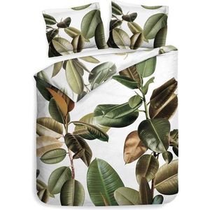 Heckett & Lane Bladel - Dekbedovertrek - Lits-jumeaux - 240x200/220 cm - Groen