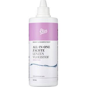 Etos Lenzenvloeistof - Zachte Lenzen - gevoelige ogen - All-in-1 - 360 ML