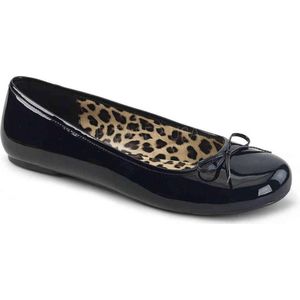 EU 47 = US 16 | ANNA-01 | Ballet Flat W/ Bow Accent