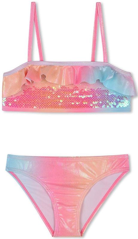Billieblush Bikini - Roze m. Pailletten - Billieblush - 4 jaar (104) - Bikini