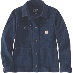 Carhartt - Relaxed Fit Denim Jacket - Damesjack - Blauw - Denim