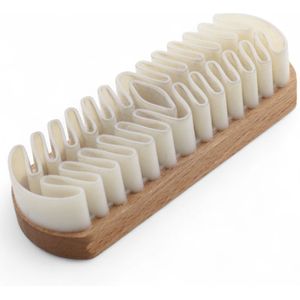 Suède en Nubuckborstel - Voor Zachte Reiniging van Dansschoenen - Onderhoudt het uiterlijk en de structuur van dansschoenen - Onderhoudsborstel - Werner Kern