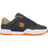 DC Shoes - Central - Sneakers - Grey/Bruin/Oranje - Vetersluiting - Leer