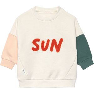 Lässig Kids Sweater GOTS Little Gang Sun milky, 4-6 jaar, maat 110/116