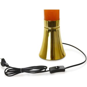 Balvi - Lavalamp - Magma oranje Lava - Goud - lavalampen