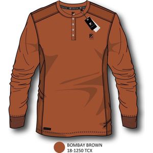 Gibson heren shirt Cali LM bruin - maat S