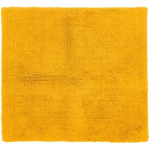 Tiseco Home Studio - Badmat RIVA - SET/2 - 100% katoen - antislip - Vierkant - 60x60 cm - Yellow sunflower