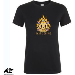 Klere-Zooi - Skate or Die #4 - Dames T-Shirt - 3XL