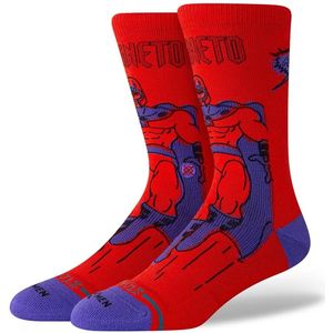 Stance heren casual sokken magneto crew rood & paars (Marvel)