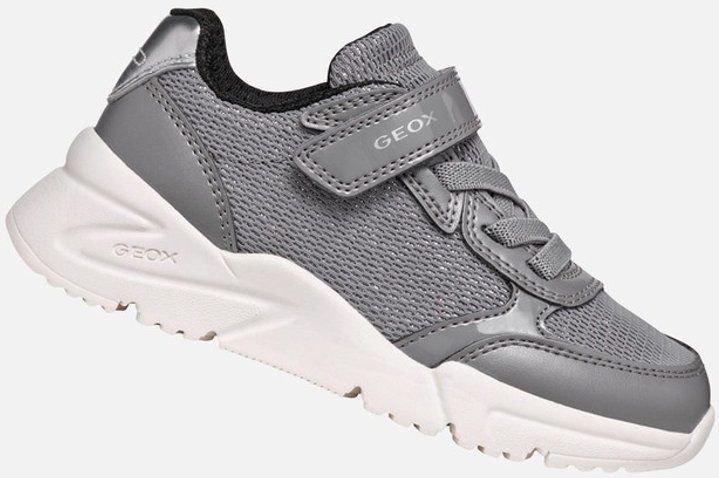 Geox - J Loftus Girl - Meisjessneakers - Grijs - Licht en Ademend