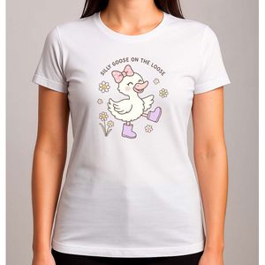 Silly Goose on the Loose - T Shirt - Funny - Cute - Cadeau - Gift - SoFunny - Grappig - LachenMaar - GekkeMomenten - LolMomentje