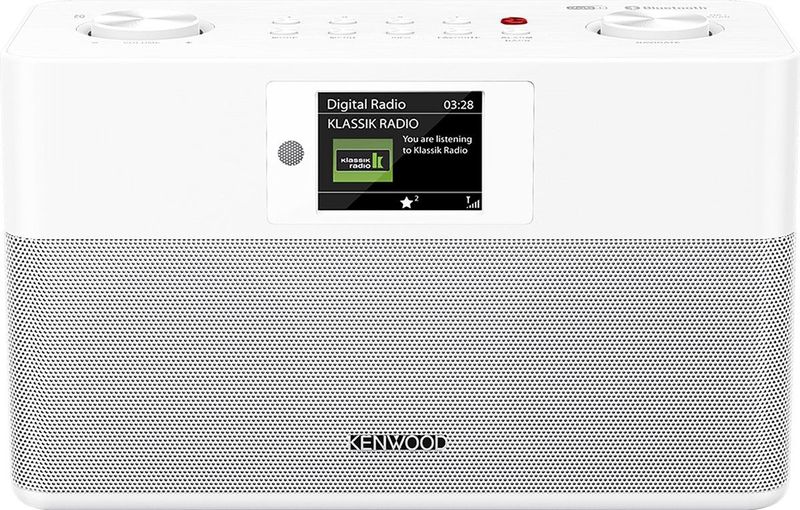 Kenwood - CR-ST85DAB - Compacte Stereo Radio - Wit - DAB+ en Bluetooth Audio
