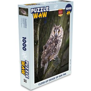 Puzzel Uil - Close up - Boom - Legpuzzel - Puzzel 1000 stukjes volwassenen
