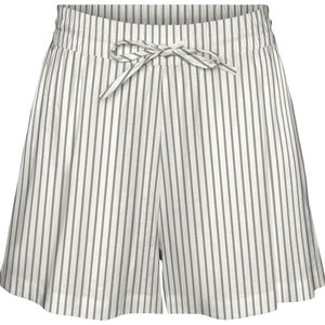 Vero Moda Broek Vmlinn Shorts Wvn Noos 10306821 Snow White Stripes Olga Moon Rock Dames Maat - L