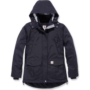 Carhartt - Waterdichte Winterjas - Zwart - 100% Nylon - Met Capuchon