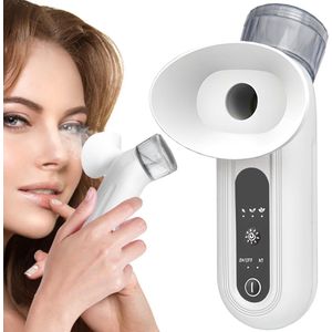 Oogverzorgingsapparaat - Oogstoomapparaat voor droge ogen, gezichtsstomer, nano-oogsprayer met stoomstaafje - voor vermoeide ogen - met warme en koude standen - handsprayer - voor bevochtiging en verzachting