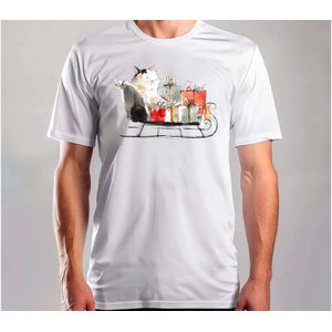 Cozy Purrmas - T Shirt - MerryChristmas - ChristmasVibes - Funny - Sarcasm - VrolijkKerstfeest - Kerstmis - Grappig - Sarcasme - Kat - Cat