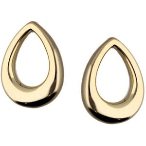 Oorbellen goud dames - Goud oorbellen - Goud Druppels Oorstekers - Delicaat Goudkleurig Zilveren Druppels Oorbellen - Amona Jewelry