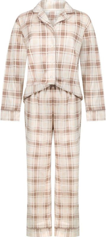 Hunkemöller Polar fleece pyjamaset Wit XS