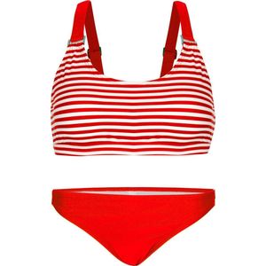 Bikini classic style - Rood strepen 164-170