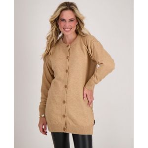 Je m'appelle Dames Vest - Bruin - Maat XS/S