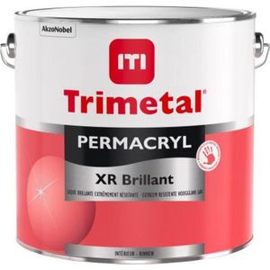 Trimetal - Permacryl XR - Hoogglanslak - Wit - Watergedragen - 1 L