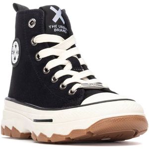 Xti Kidsvoor meisjes. 15132101-NEGRO Trainers 151321 zwart (31), Plat, 1 tot 3 cm, Ritssluiting, Casual, kinderkleding