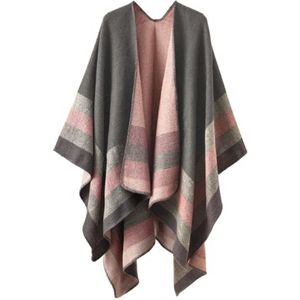 Dames Poncho - Warm en Elegant voor Winter, Cadeau Idee voor Verjaardag of Kerstmis