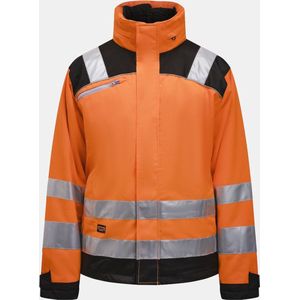 Jobman 1347 Hi-Vis Winter Jacket Star 65134707 - Oranje/Zwart - XL