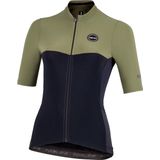 Nalini - COVER LADY JERSEY - Fietsshirt - Zwart Groen - Korte Mouwen