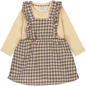 Dirkje Q- Girls love Meisjes Jurk + T-shirt - Maat 74