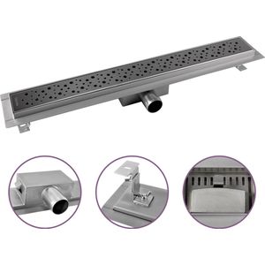 CityLine douchegoot - RVS - 40cm - Zijuitloop - Dots