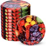 KADAX - Schroefdeksel - Metalen Twist-off-deksel - 82 mm - 10 Stuks - Voor Inmaakpotten en Weckpotten