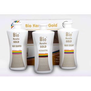 Bio Keratin Gold Shampoo-Keratin-Conditioner