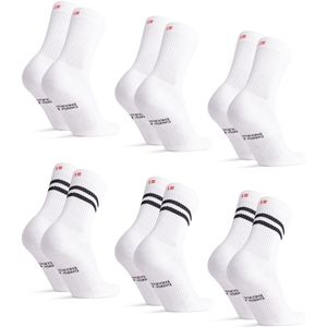 Danish Endurance - Tennis Crew Sokken - Zwart - Vochtafvoerend - Aademend