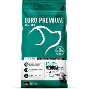 4x Euro-Premium Adult Medium Lam - Rijst 3 kg