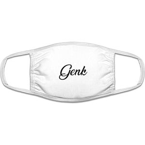 Gent mondkapje | gezichtsmasker | bescherming | bedrukt | logo | Wit mondmasker van katoen, uitwasbaar & herbruikbaar. Geschikt voor OV