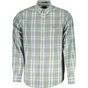 Gant Winter Twill Overhemd Met Lange Mouwen Blauw L Man