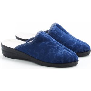 Damart - Thermolactyl muiltjes met getextureerd effect - Dames - Blauw - 38