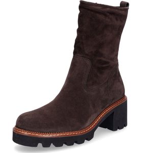 Laarzen - Zwart - Leer - Blokhak 4cm