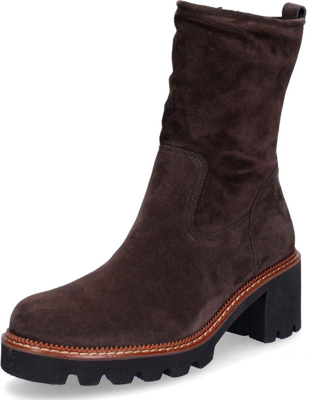 Laarzen - Zwart - Leer - Blokhak 4cm