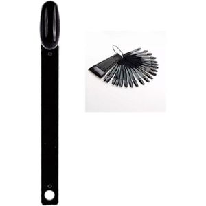 Nail Swatches 50 colors Black