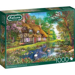 Falcon puzzel Waterside Cottage - Legpuzzel - 1000 stukjes