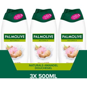 Palmolive Naturals Amandel Douchegel - Voordeelverpakking - 3 x 500ml