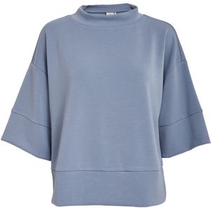 Peppercorn Dicette Half Sleeve Blouse Faded Denim