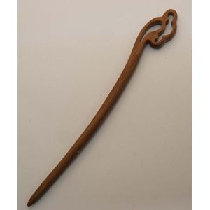 Houten beige haarstok wolk vorm - prachtige houten haarpinnen - stevige houten haarstokjes - haarstokje dik haar - haarpin dun haar - dagelijke haarstok - sierlijke haarstok - modern haarstok beige - beige haarpinnen - haaraccessoires bruin