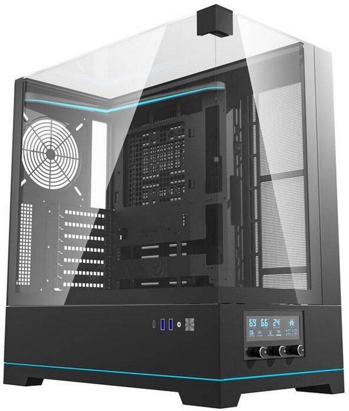 Darkflash - DY450 - PC Behuizing - Zwart - ATX - Ruime Koeling