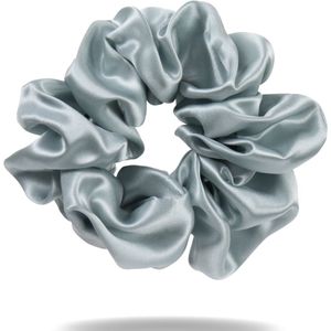 Walure Aesthetics - Premium Silk Scrunchie - Large Size - Ocean Blue
