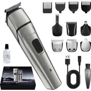 WNHB® Draadloze tondeuse mannen – Baardtrimmer haartrimmer neustrimmer – Multigroom scheerapparaat – Oplaadbaar elektrisch